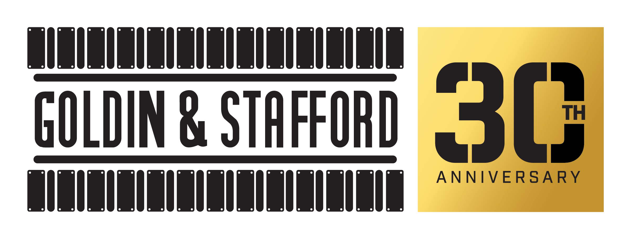 Goldin & Stafford 30th Logo